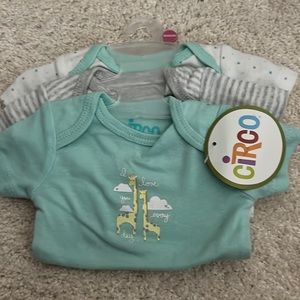 New with Tags - Circo 3 Pack Onesies - NB